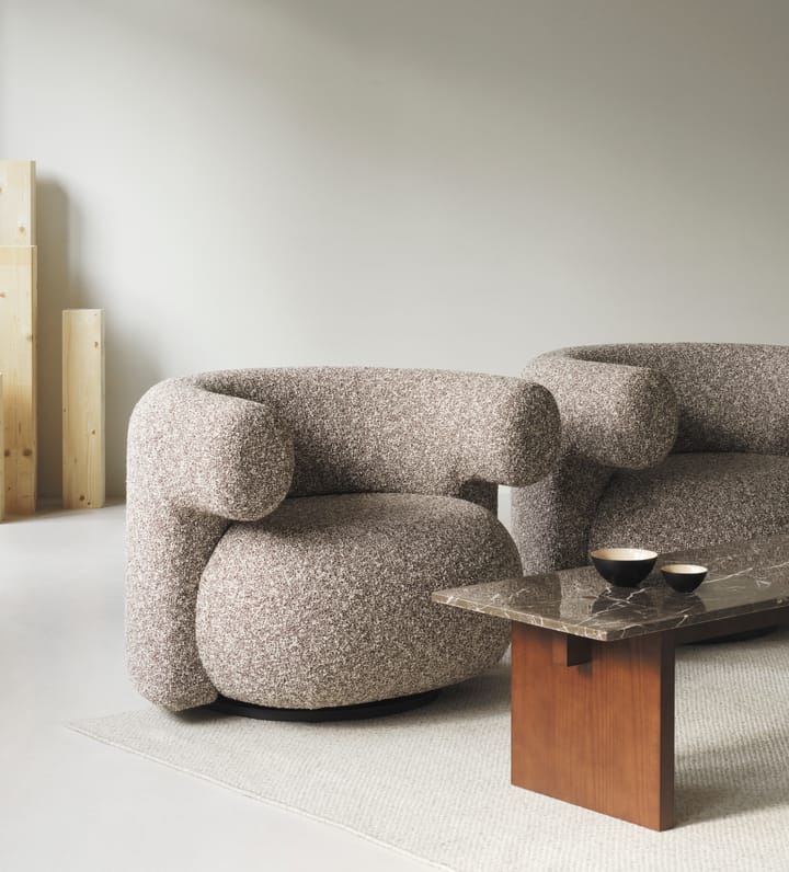 Fotel lounge Burra z funkcją powrotu, Zero 0011 Normann Copenhagen