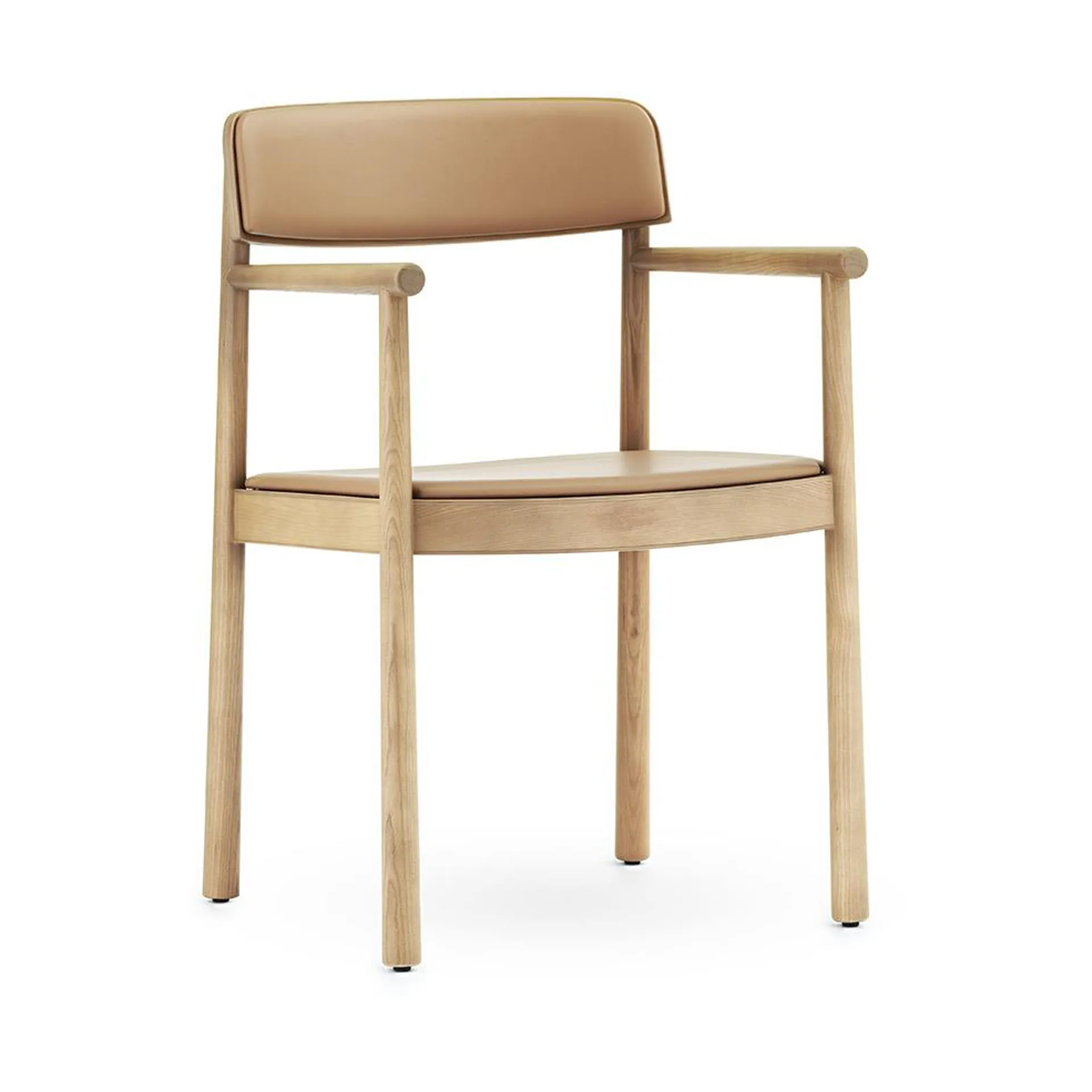 Fotel Timb z poduszką, Tan/ Ultra Leather - Karmelowy Normann Copenhagen