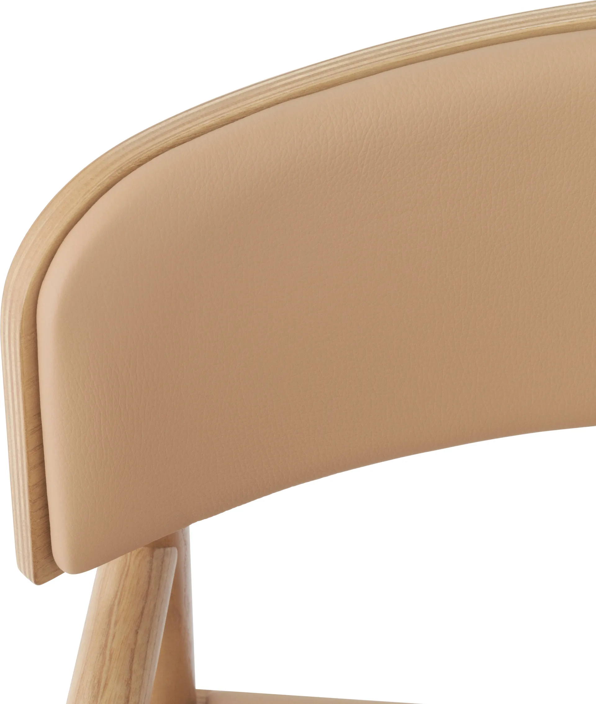 Fotel Timb z poduszką, Tan/ Ultra Leather - Karmelowy Normann Copenhagen