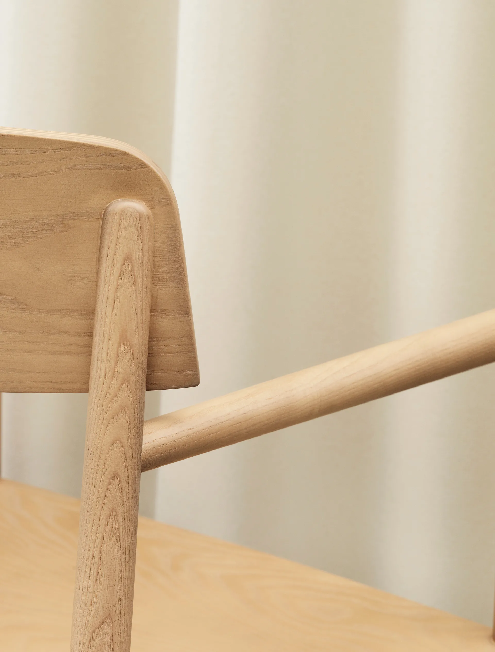 Fotel Timb z poduszką, Tan/ Ultra Leather - Karmelowy Normann Copenhagen