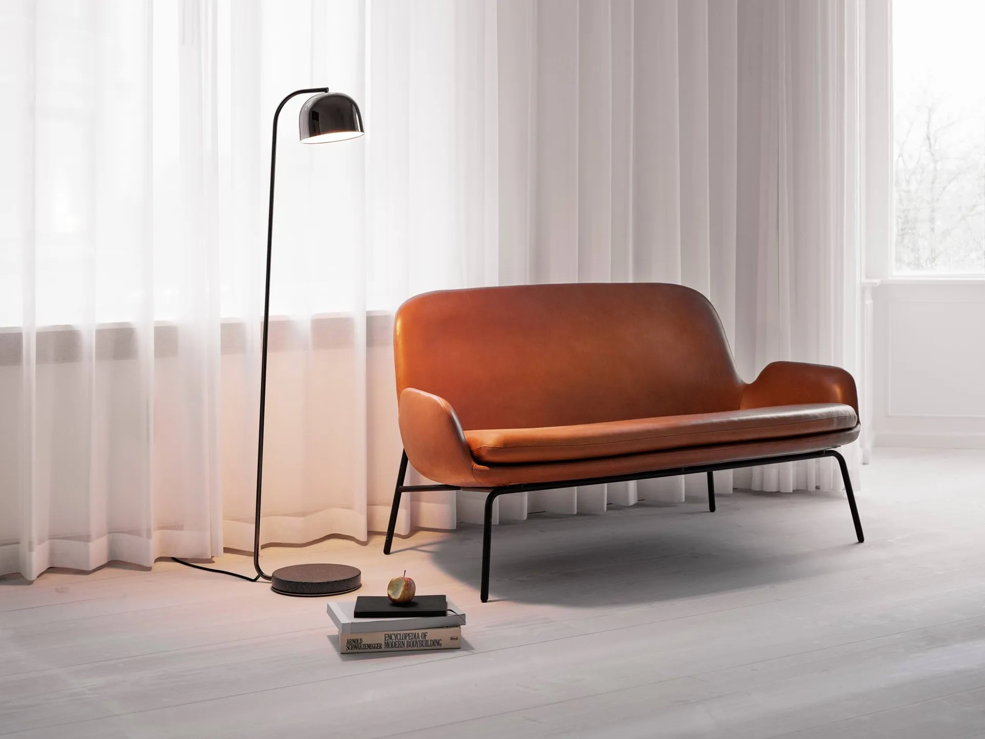 Grant lampa podłogowa, black Normann Copenhagen