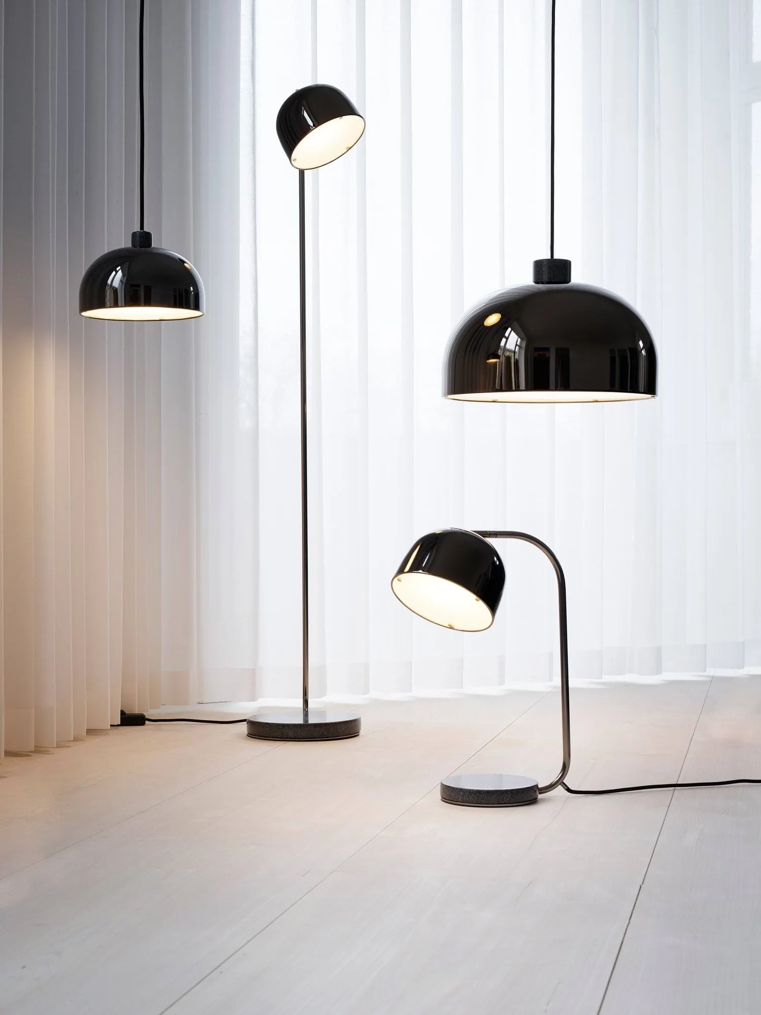 Grant lampa podłogowa, black Normann Copenhagen