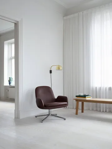 Grant lampa ścienna - czarny, mały stalowy, granitowy - Normann Copenhagen