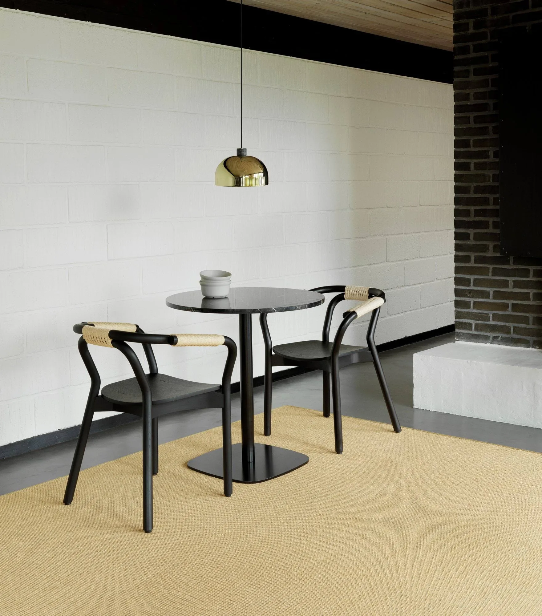 Grant lampa wisząca, czarny, mały stalowy, granitowy Normann Copenhagen