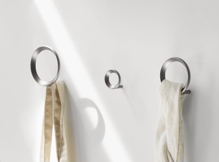 Haczyk Loop large Ø9,4 cm, Brushed Zinc Normann Copenhagen