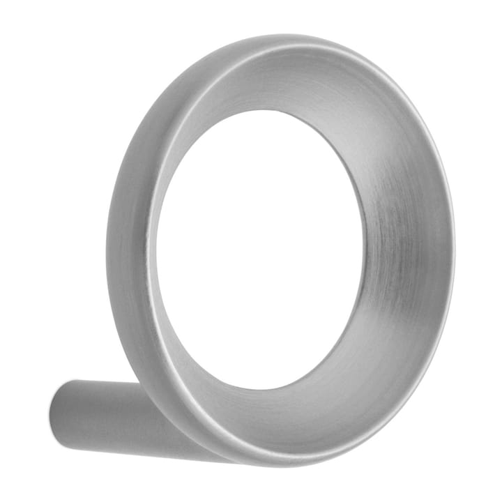 Haczyk Loop small Ø4,4 cm - Brushed Zinc - Normann Copenhagen