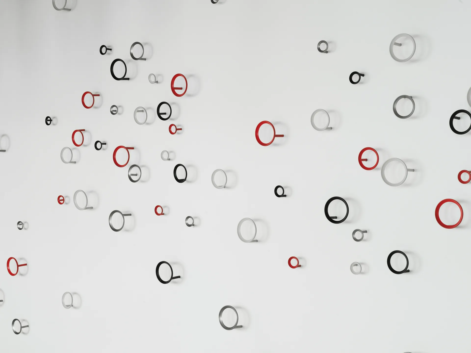 Haczyk Loop small Ø4,4 cm, Red Normann Copenhagen