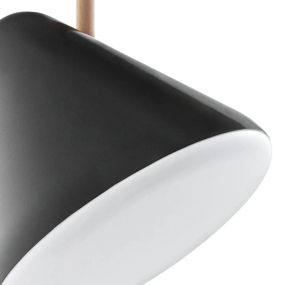 Hello lampa podłogowa, grey, stojak na buk Normann Copenhagen