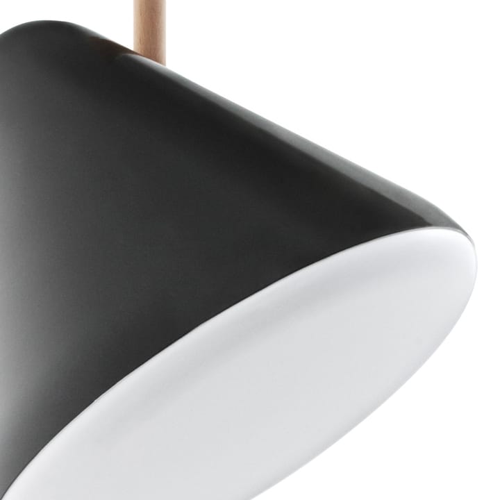 Hello lampa podłogowa - grey, stojak na buk - Normann Copenhagen