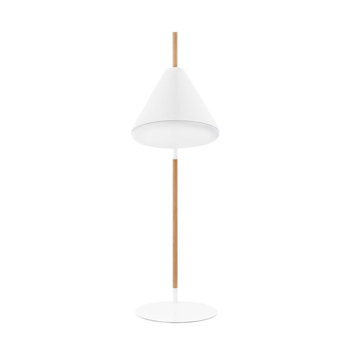 Hello lampa podłogowa - white, stojak na buk - Normann Copenhagen