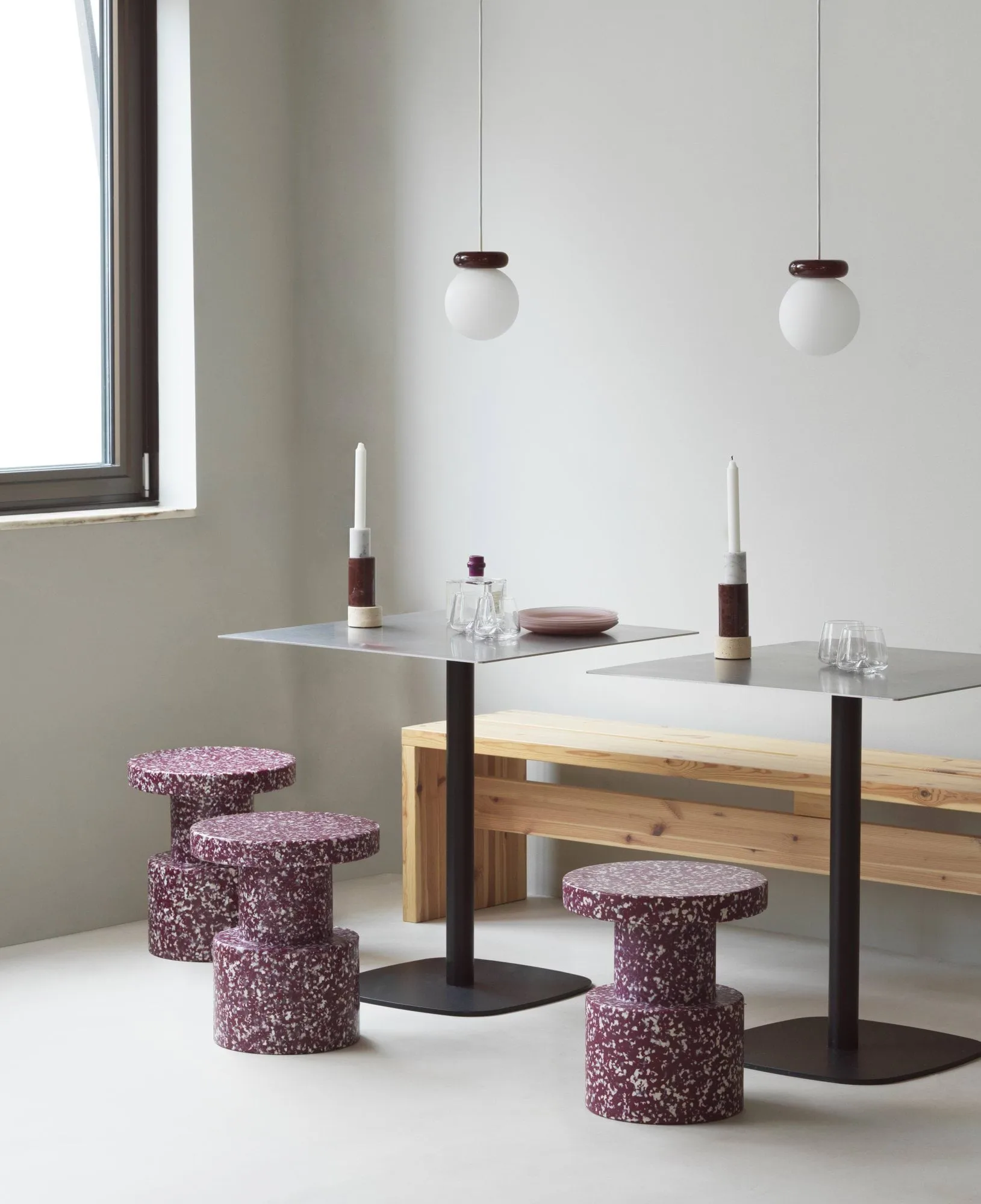 Hinx lampa wisząca, Burgundy, Ø15x18 cm Normann Copenhagen