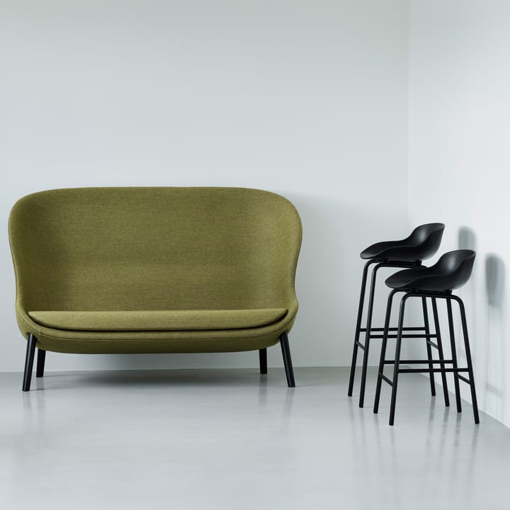 Hyg krzesło barowe metalowe nogi 65 cm, Czarny Normann Copenhagen
