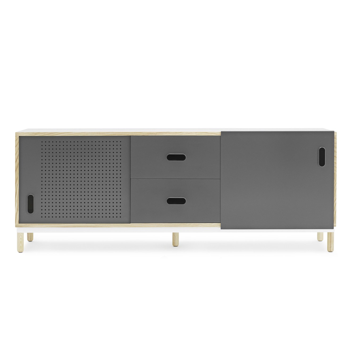 Normann Copenhagen Kabino kredens large szary | Skandynawski Design | Szary