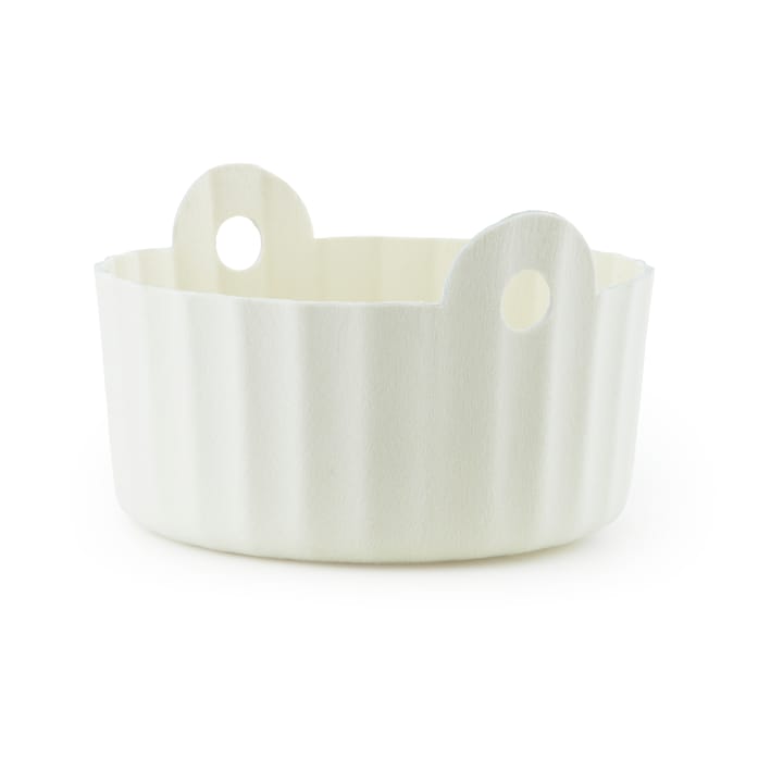 Kosz do przechowywania Colu Basket Ø44 cm - Kremowy - Normann Copenhagen