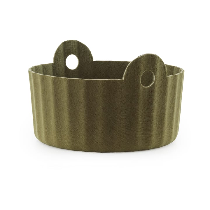 Kosz do przechowywania Colu Basket Ø44 cm - Oliwkowy - Normann Copenhagen