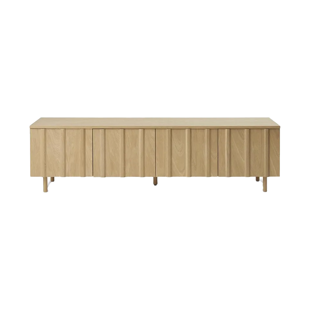 Kredens Rib Sideboard, niski, Oak Normann Copenhagen