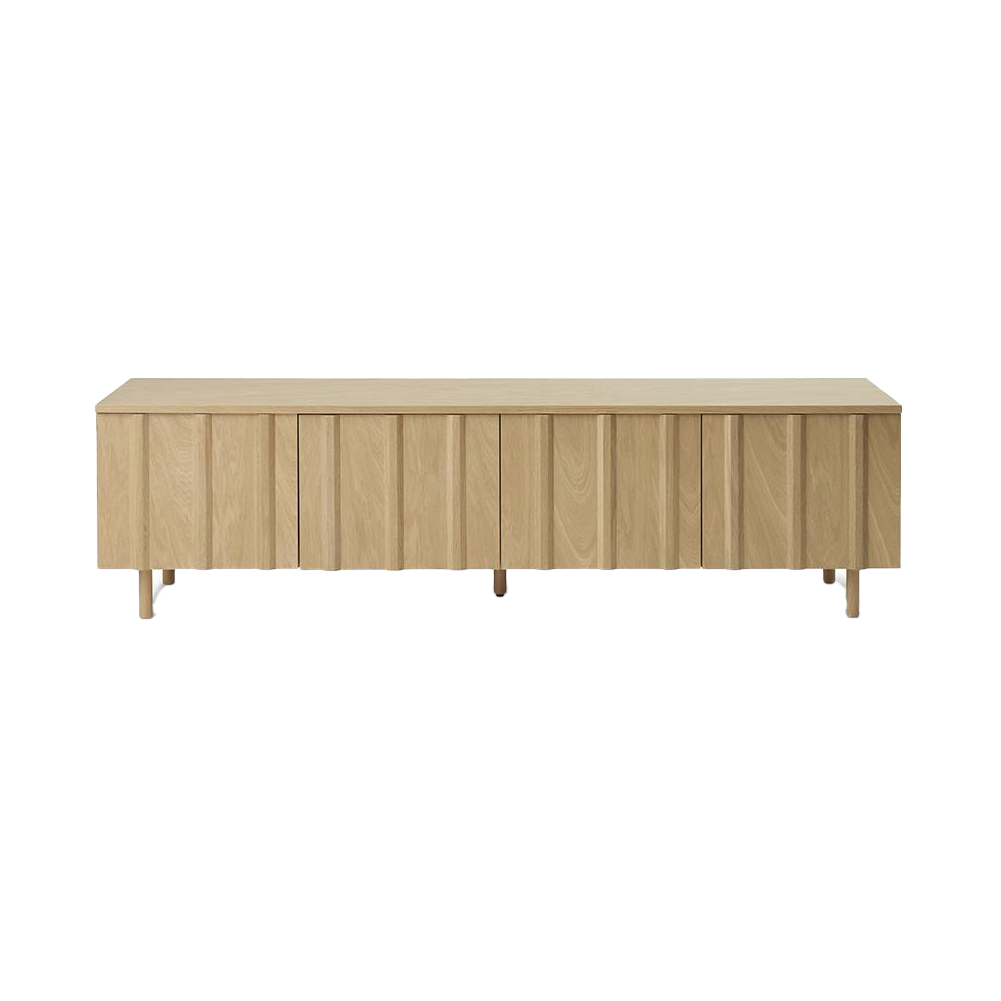 Normann Copenhagen Kredens Rib Sideboard, niski Oak