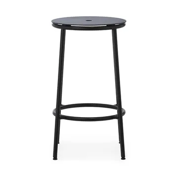 Krzesło barowe Circa 65 cm - Czarne aluminium - Normann Copenhagen