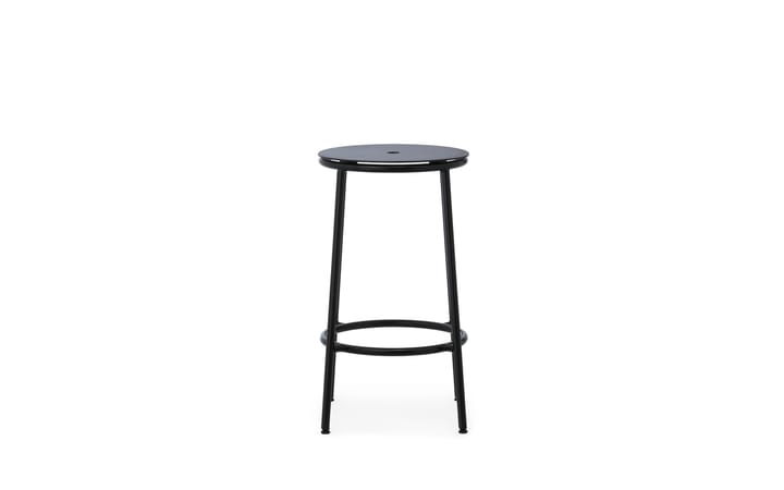 Krzesło barowe Circa 65 cm, Czarne aluminium Normann Copenhagen