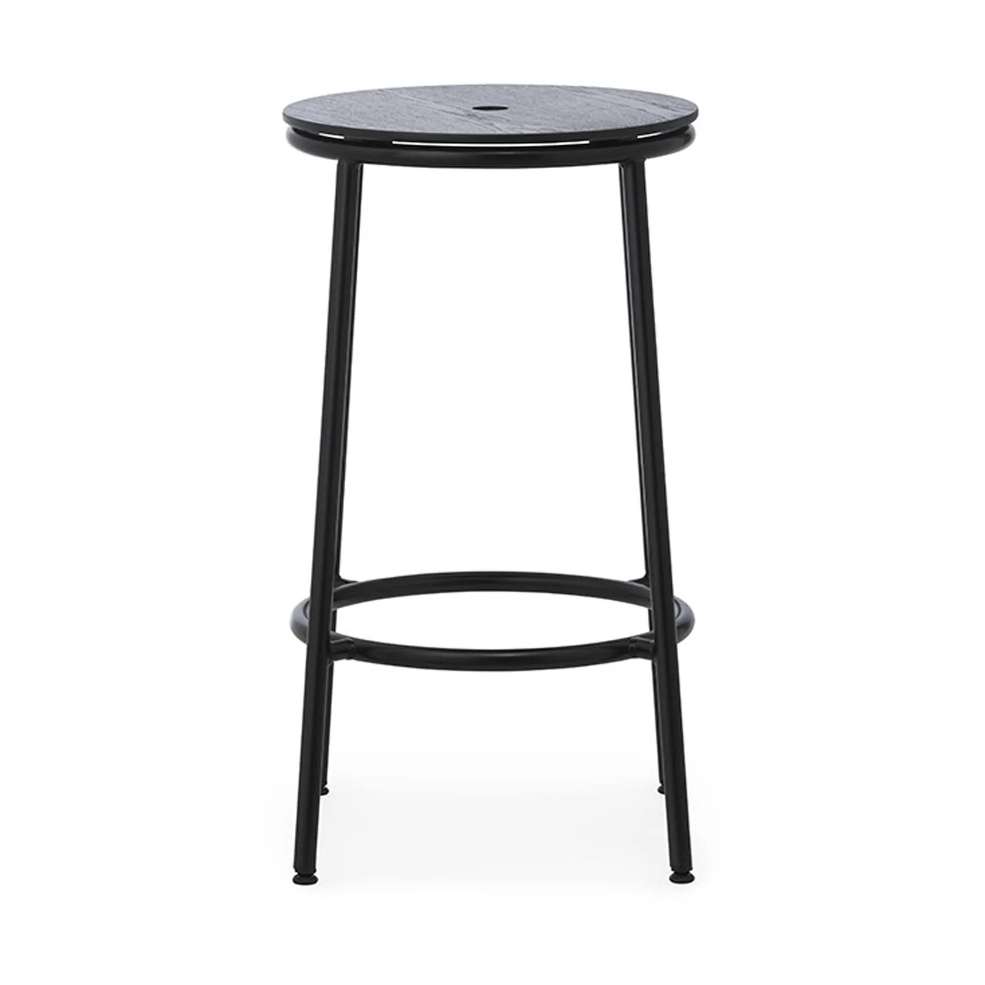 Krzesło barowe Circa 65 cm, Czarny dąb Normann Copenhagen