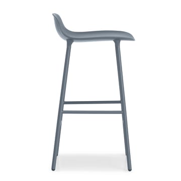 Krzesło barowe z metalowymi nogami Form Chair - Niebieskie - Normann Copenhagen