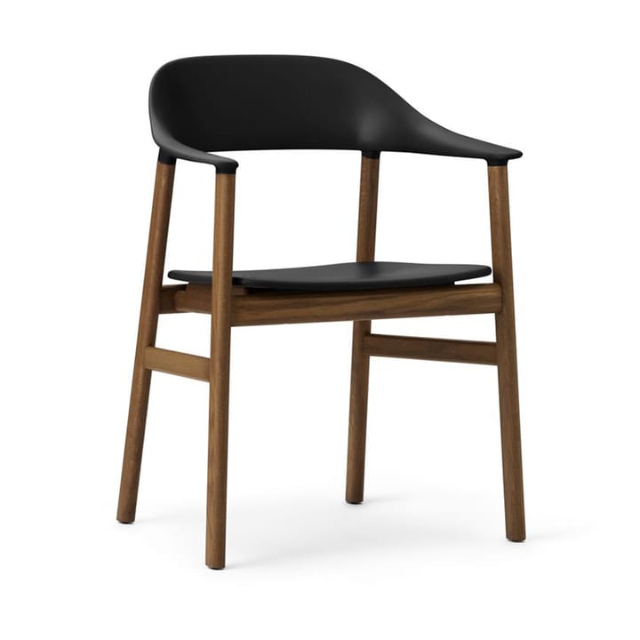 Krzesło Herit dębowe w kolorze wędzonym - Czarny - Normann Copenhagen