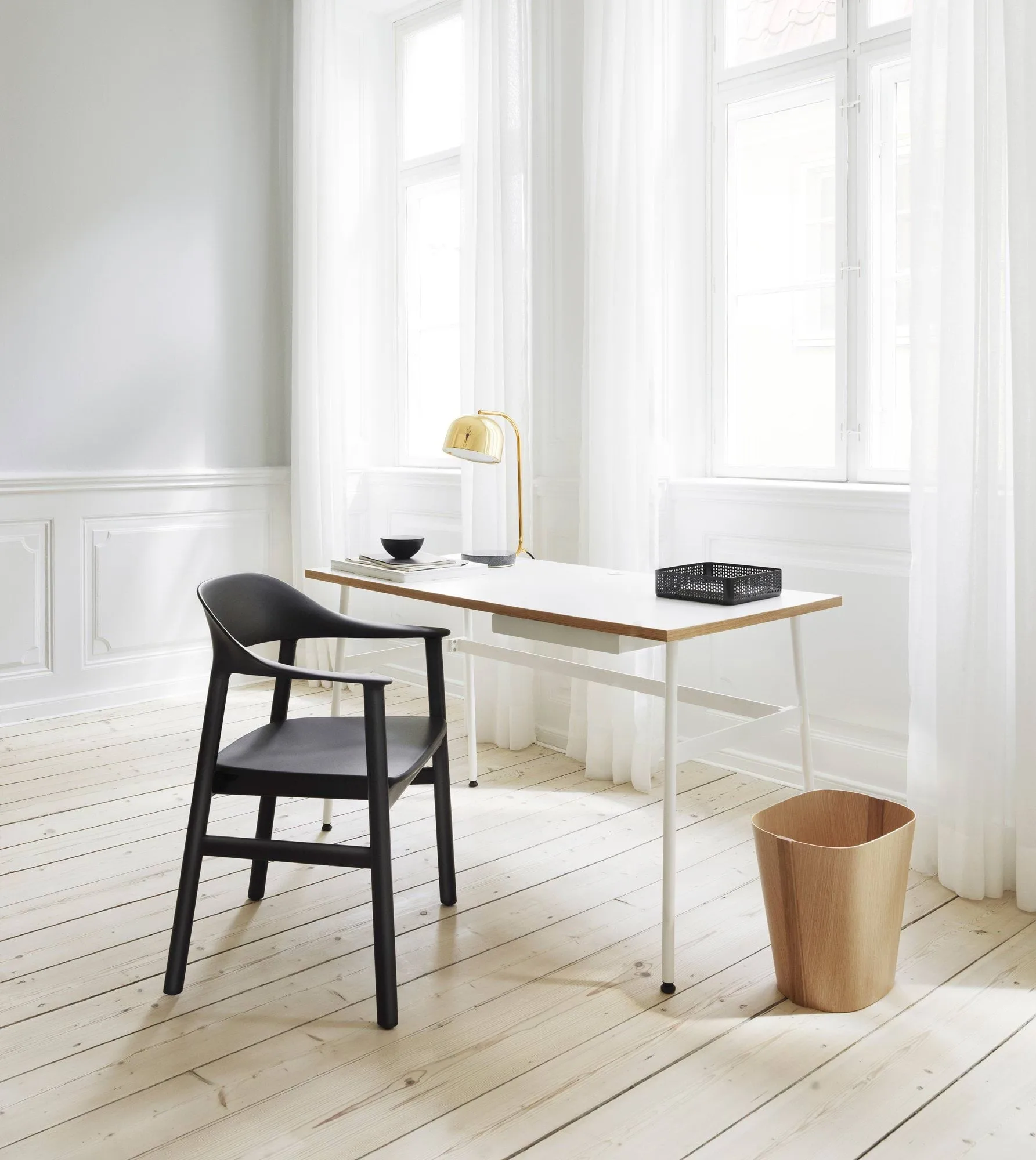 Krzesło Herit z drewna dębowego, Biały Normann Copenhagen