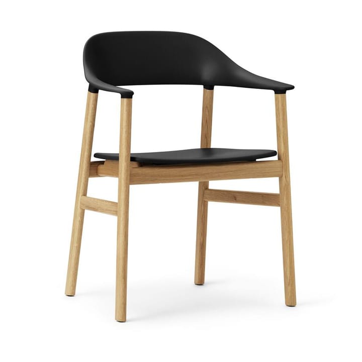 Krzesło Herit z drewna dębowego - Czarny - Normann Copenhagen