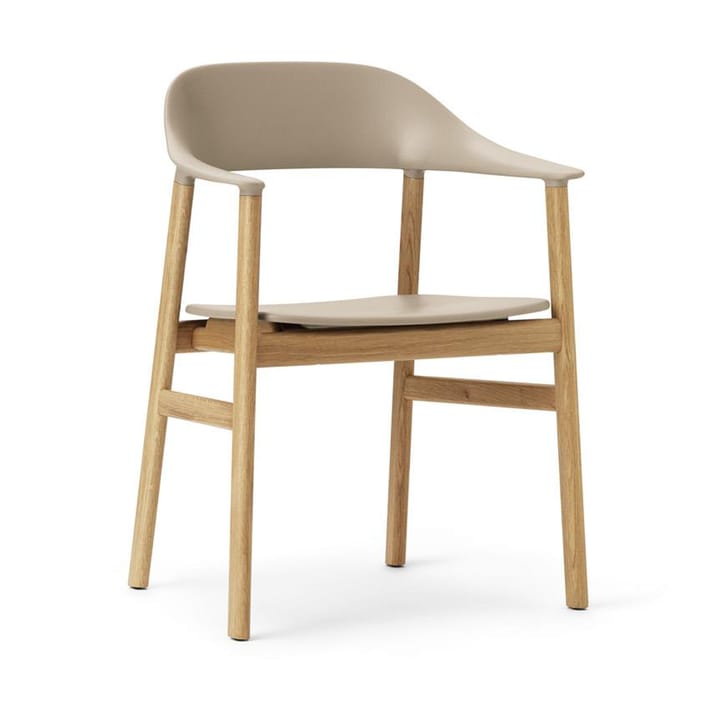Krzesło Herit z drewna dębowego - Piasek - Normann Copenhagen