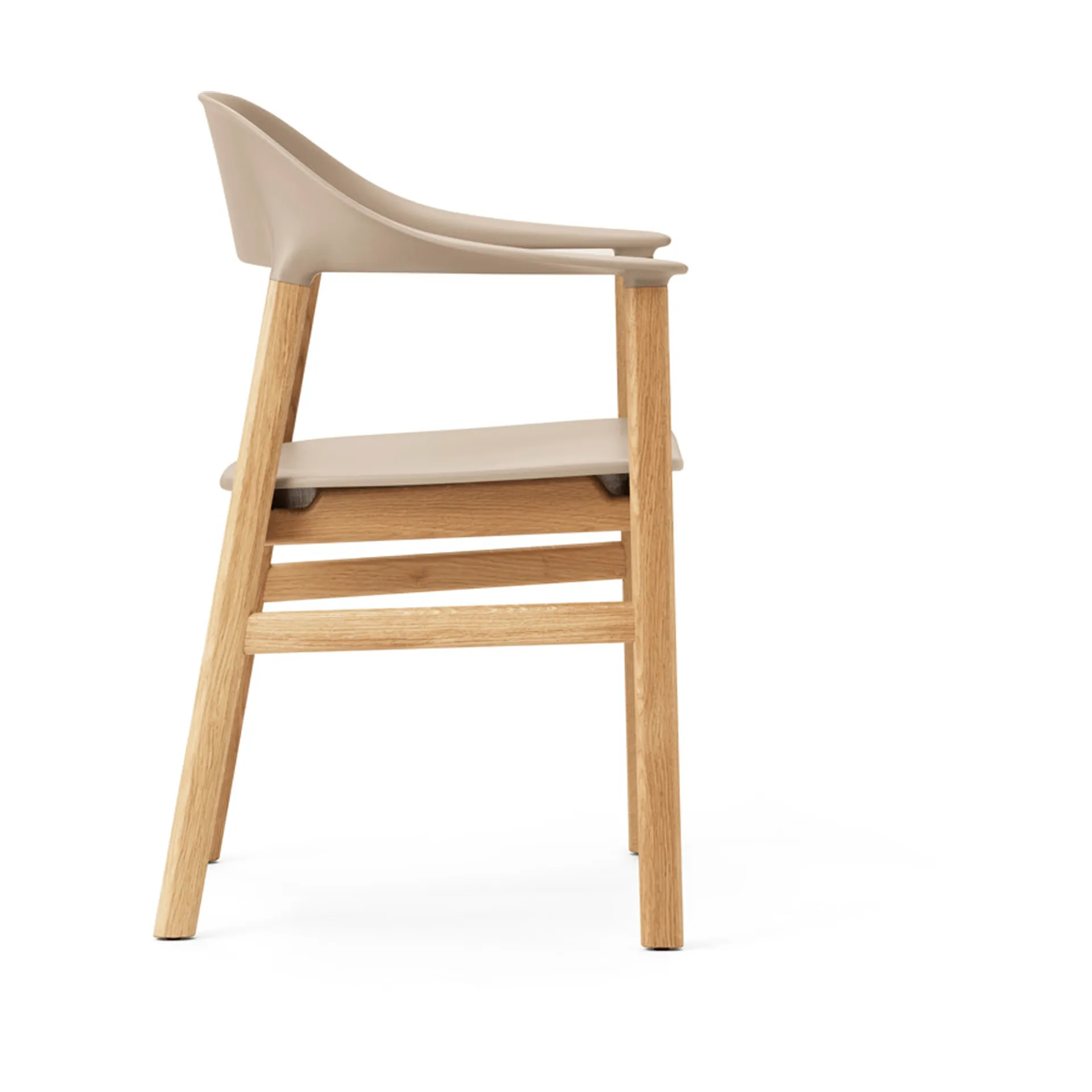 Krzesło Herit z drewna dębowego, Piasek Normann Copenhagen
