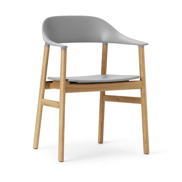 Krzesło Herit z drewna dębowego - szary - Normann Copenhagen