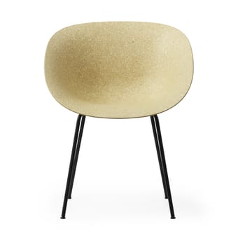 Krzesło Mat Armchair - Hemp-Black Steel - Normann Copenhagen