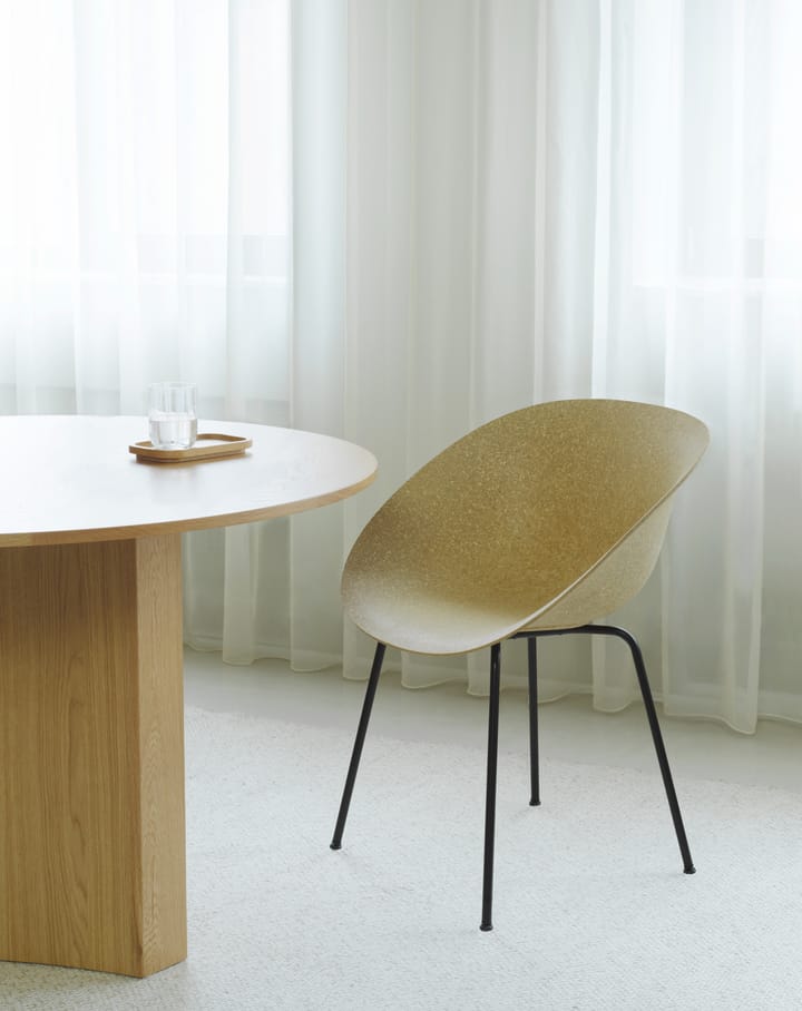 Krzesło Mat Armchair - Hemp-Black Steel - Normann Copenhagen