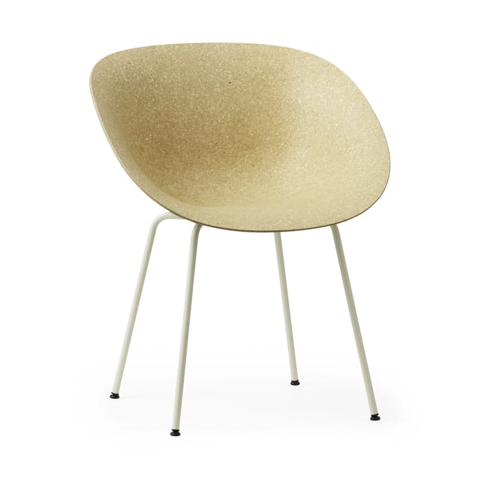 Krzesło Mat Armchair - Hemp-Cream Steel - Normann Copenhagen
