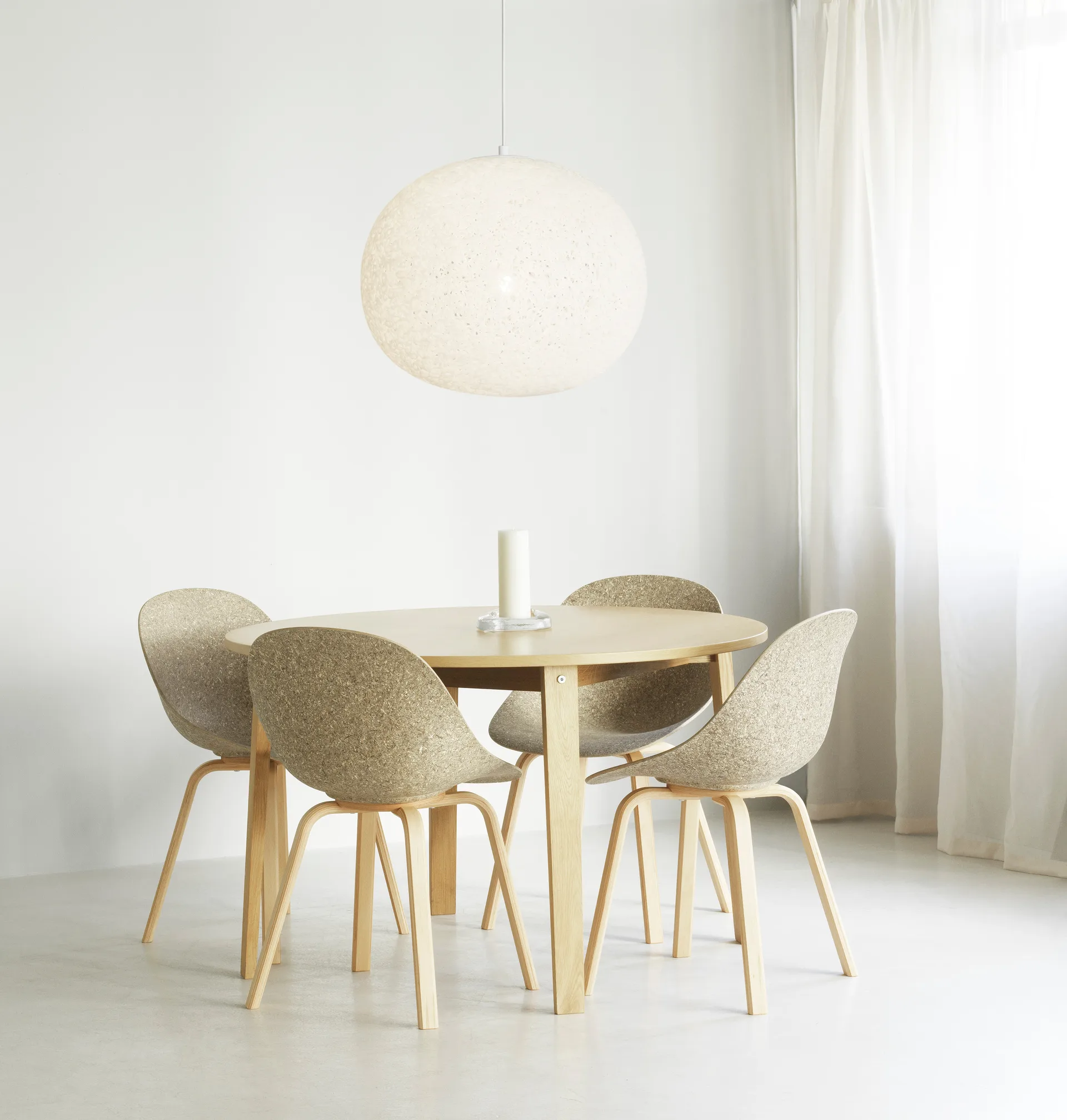 Krzesło Mat Chair, Seaweed-beech Normann Copenhagen