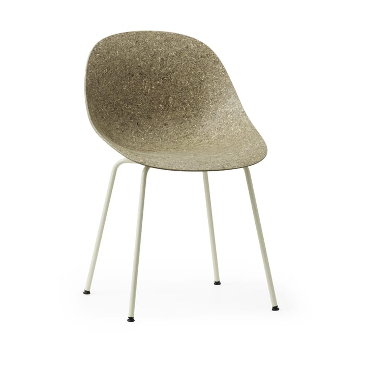 Krzesło Mat Chair - Seaweed-Cream Steel - Normann Copenhagen