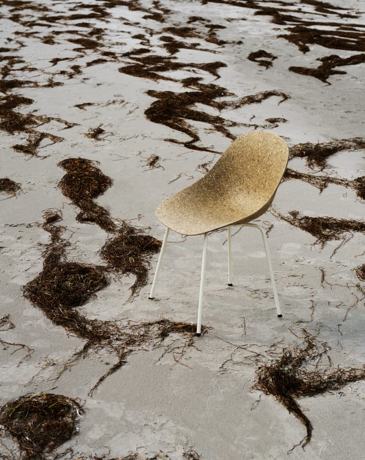 Krzesło Mat Chair - Seaweed-Cream Steel - Normann Copenhagen