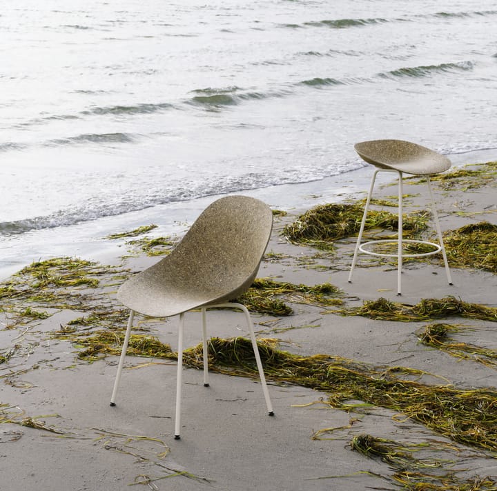 Krzesło Mat Chair - Seaweed-Cream Steel - Normann Copenhagen