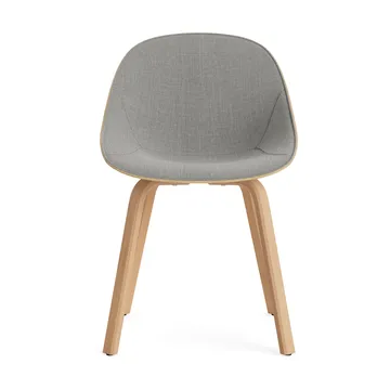 Krzesło Mat Chair, tapicerowany przód - Remix 133-hemp-beech - Normann Copenhagen