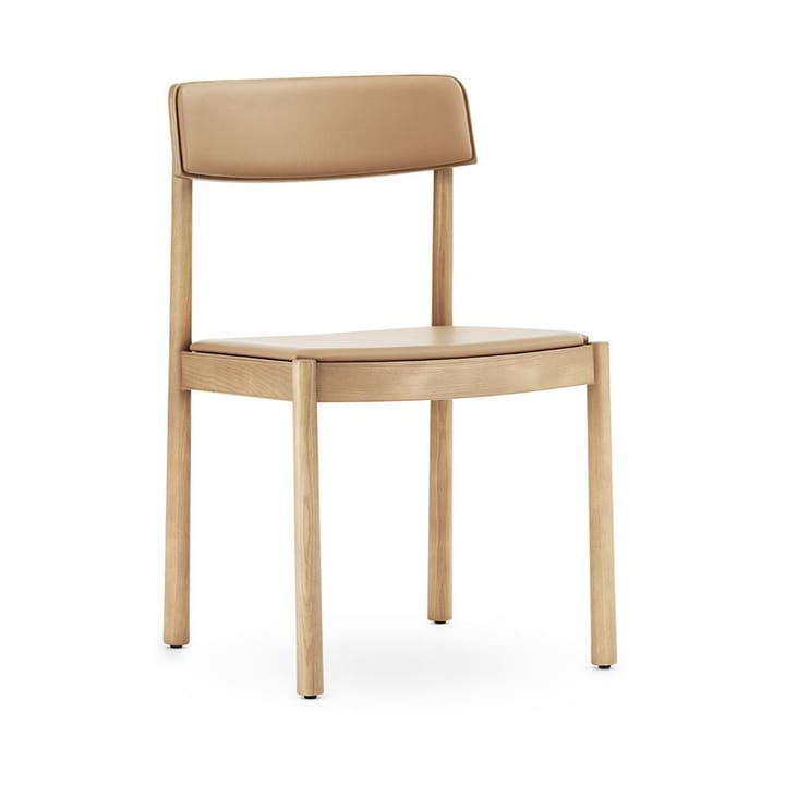Krzesło Timb z poduszką - Tan/ Ultra Leather - Karmelowy - Normann Copenhagen