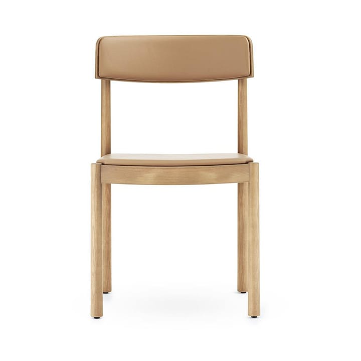 Krzesło Timb z poduszką - Tan/ Ultra Leather - Karmelowy - Normann Copenhagen