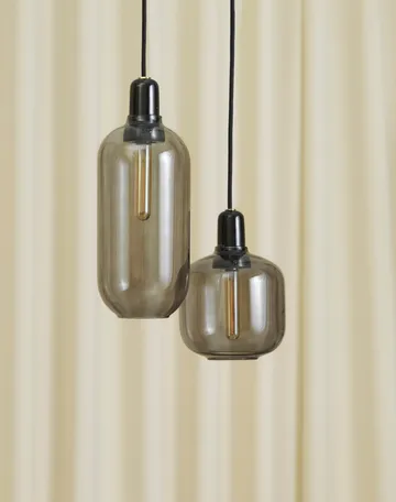 Lampa Amp duża - szary - czarny - Normann Copenhagen