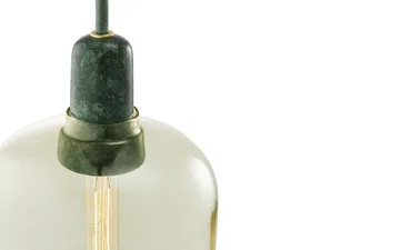 Lampa Amp duża - złoty - zielony - Normann Copenhagen