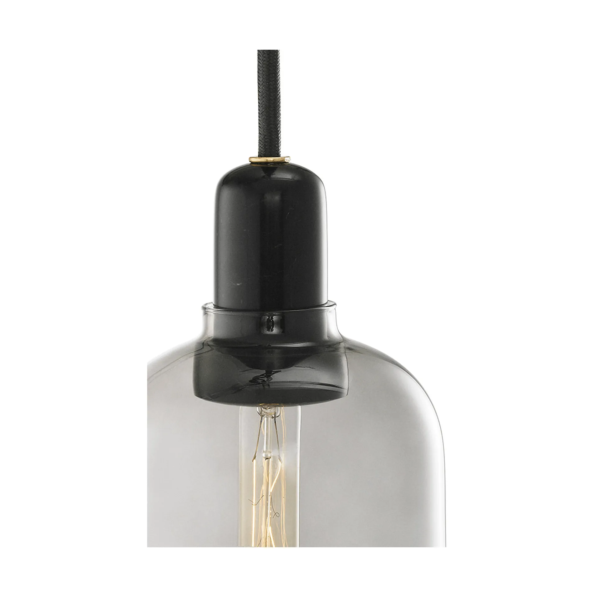 Lampa Amp mała, szary - czarny Normann Copenhagen