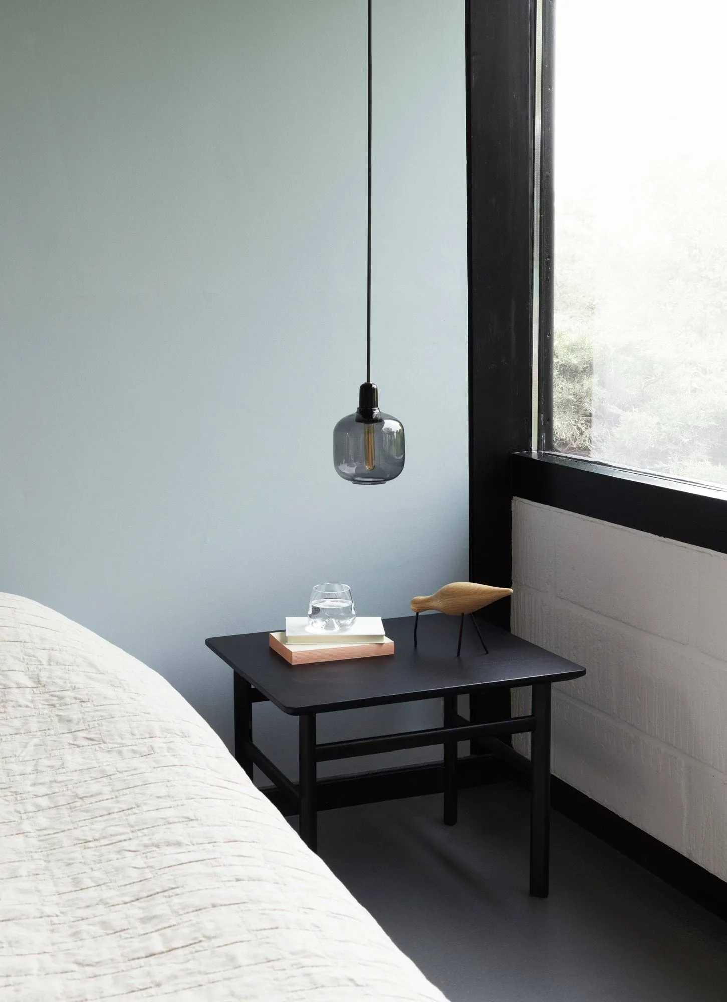 Lampa Amp mała, szary - czarny Normann Copenhagen