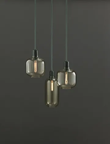 Lampa Amp mała - złoty - zielony - Normann Copenhagen
