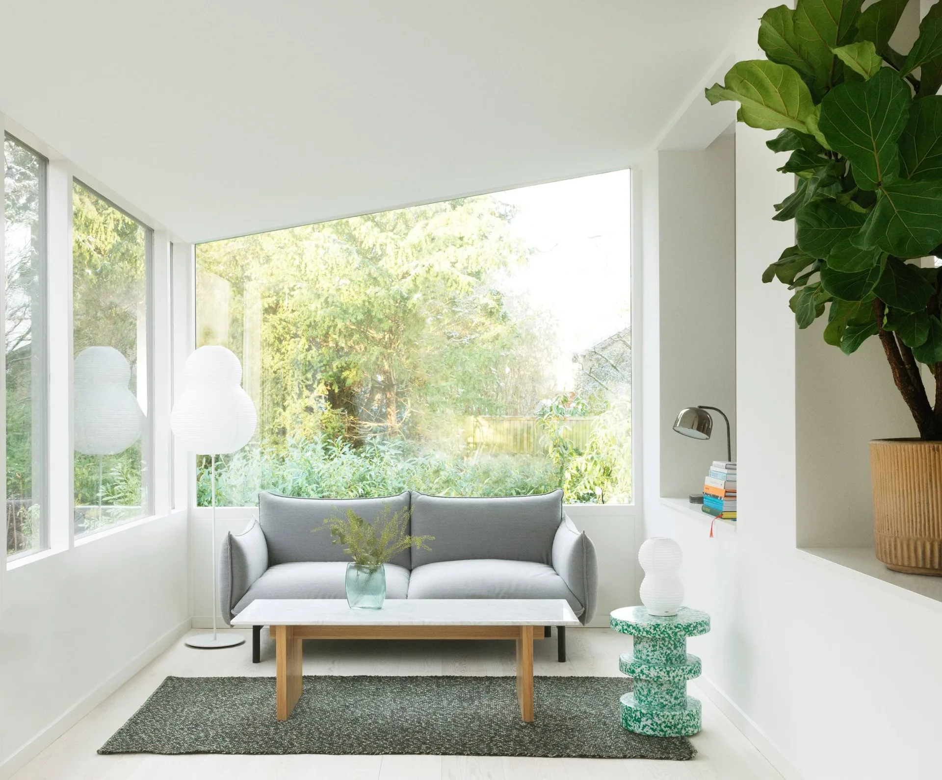 Lampa podłogowa Puff Bubble, Biały Normann Copenhagen