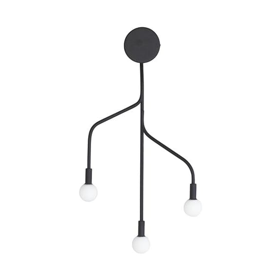 Lampa ścienna Vekst - Czarny - Normann Copenhagen