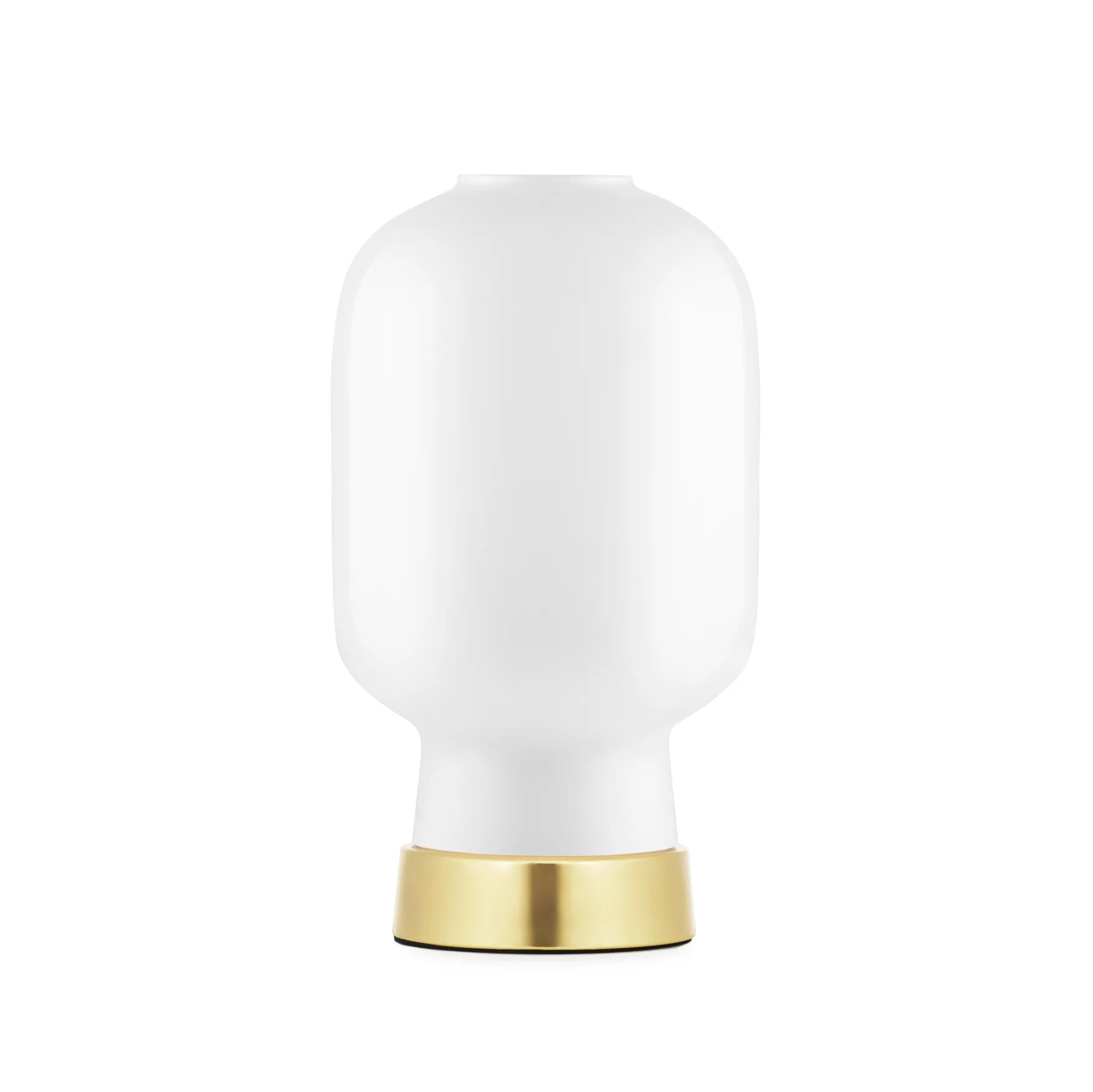 Lampa stołowa Amp, biały - mosiądz Normann Copenhagen