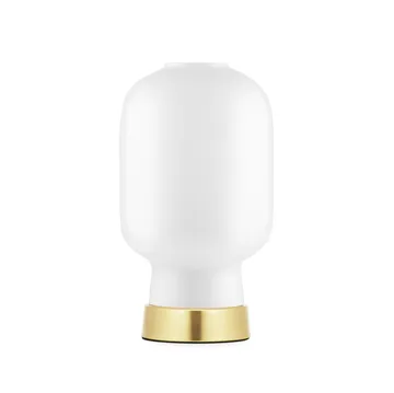 Lampa stołowa Amp - biały - mosiądz - Normann Copenhagen